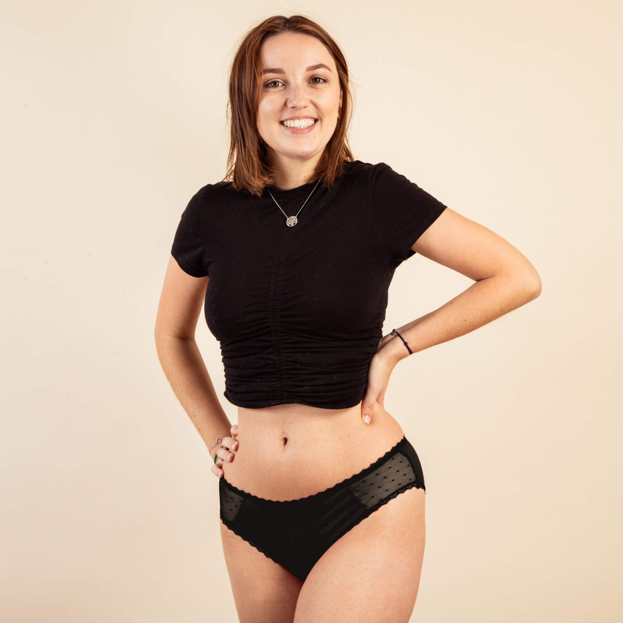 5 Manon + 5 Nina beiges (sans coutures) Offertes