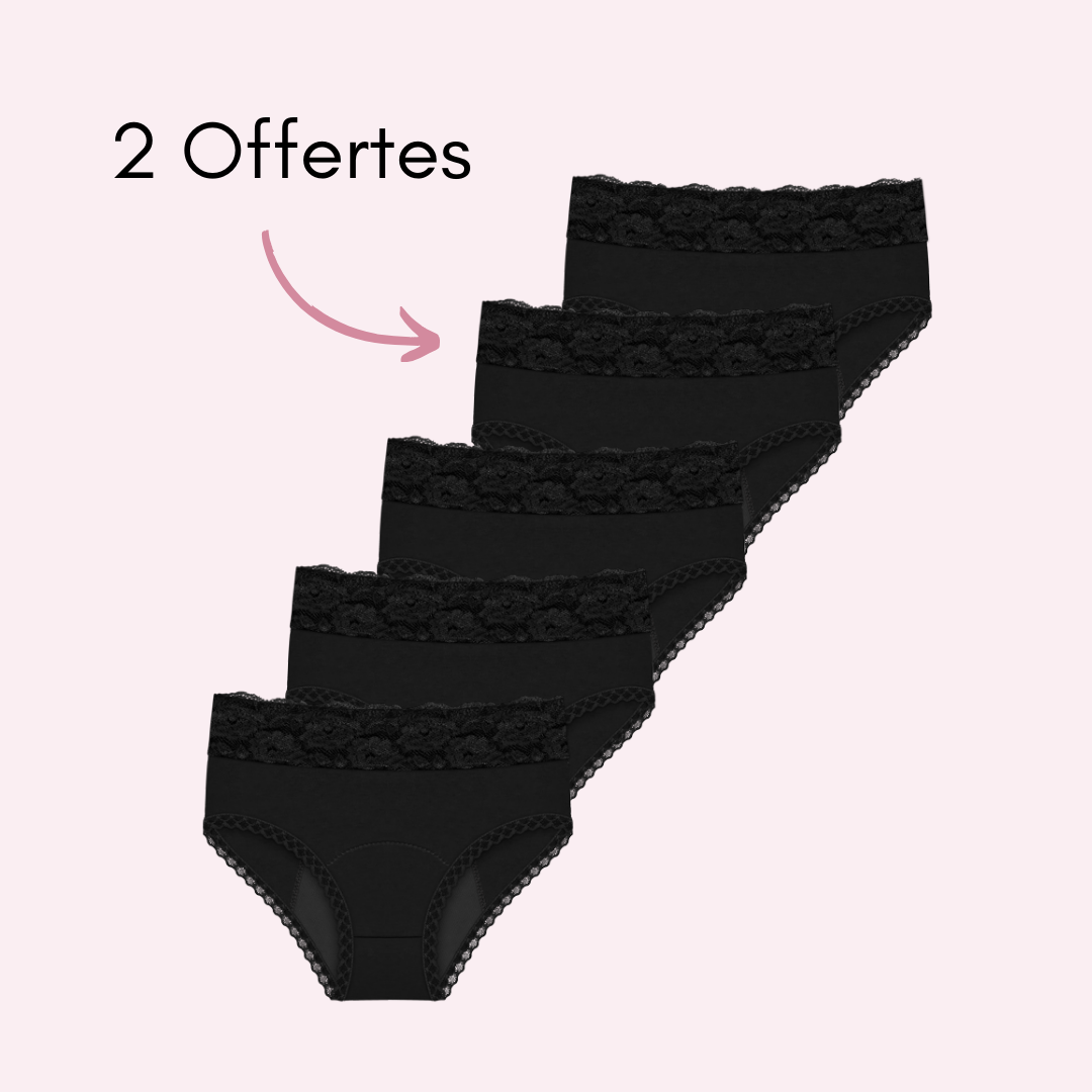 Culotte Menstruelle Chloé (taille haute)