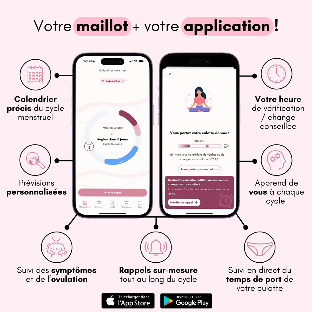 Maillot de bain menstruel Nora - Édition limitée