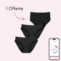 2 Aurore respirantes + 1 Céleste respirante (taille haute)